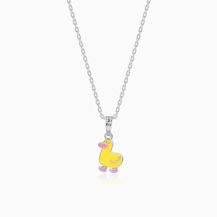 Silver Duckling Kids Pendant